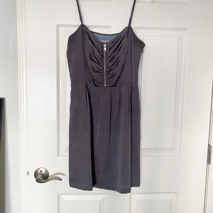 Marc New York gray dress with zipper down front.